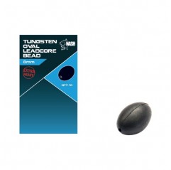Nash Tažké korálky Tungsten Oval Leadcore Beads 8mm