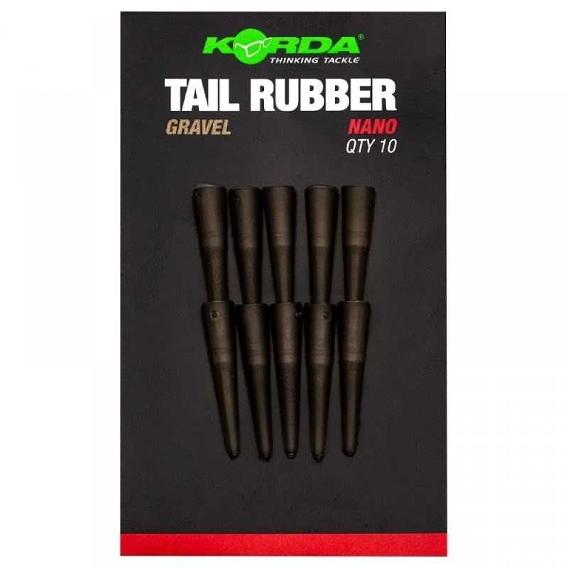 Korda Prevlek Tail Rubber Nano - Gravel