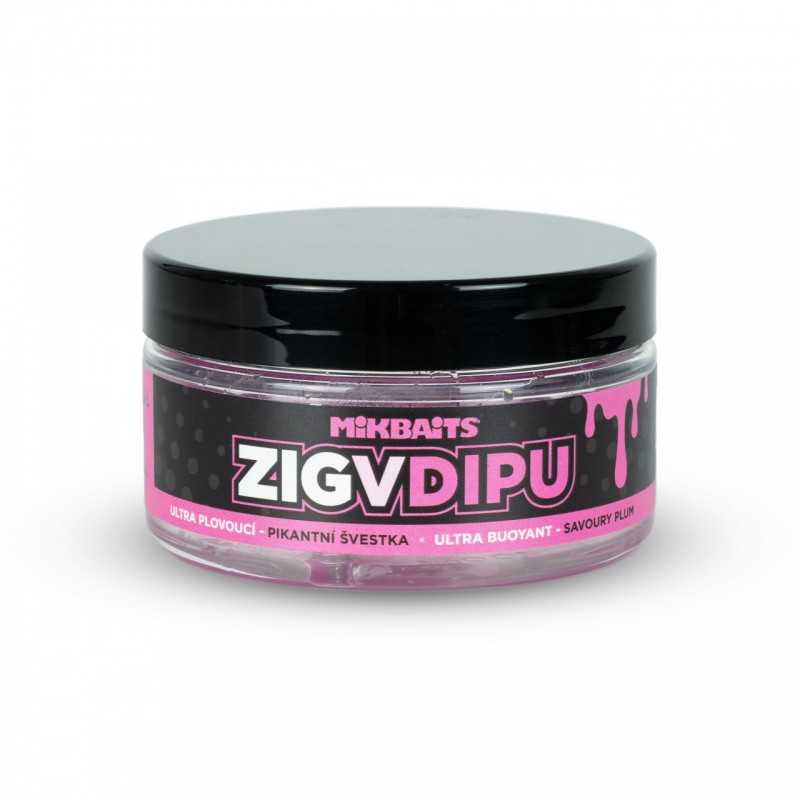 Mikbaits Zig Ultra plávajúci v dipe - Pikantná Slivka 15mm - 100ml