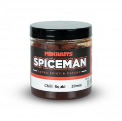 Mikbaits Spiceman Chilli Squid boilies v dipe 250ml