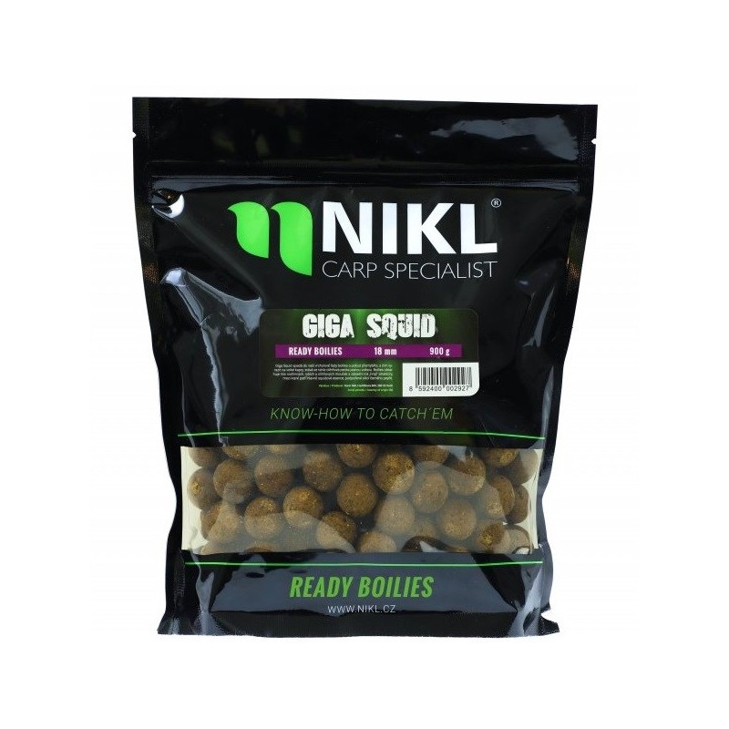 Nikl Ready Hotové Boilies Giga Squid