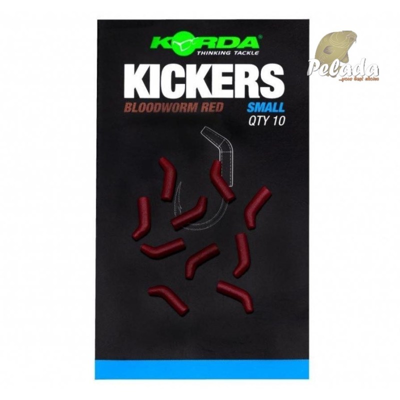 Korda Rovnátko na háčik Kickers Small Bloodworm Red 10ks