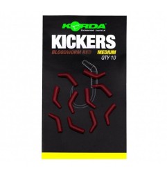 Korda Rovnátko na háčik Kickers Medium Bloodworm Red 10ks