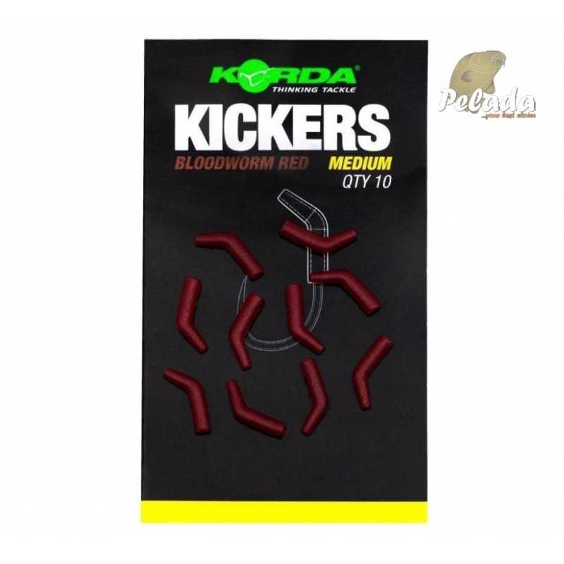 Korda Rovnátko na háčik Kickers Medium Bloodworm Red 10ks