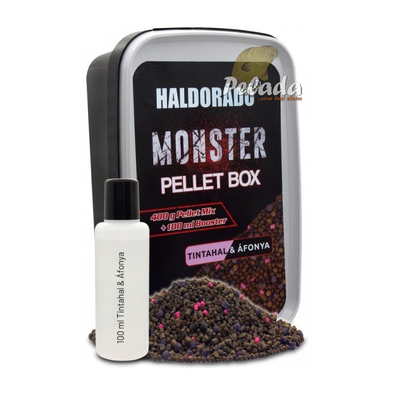 Haldorádó Monster Pellet Box Kalamar Čučoriedka 400g + 100ml