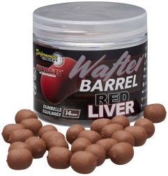Starbaits Wafters Barrel Red Liver - Pečeň 70g 14mm