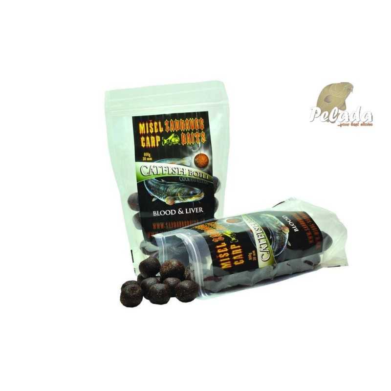 Zadravec Carp Baits Catfish Boilies 1kg - 30mm / BLOOD & LIVER - Pečeň a Krv