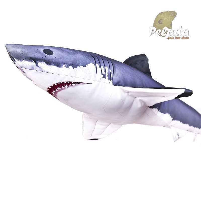 Vankúš Gaby Plyšová Ryba Žralok Modrý Mini 53cm