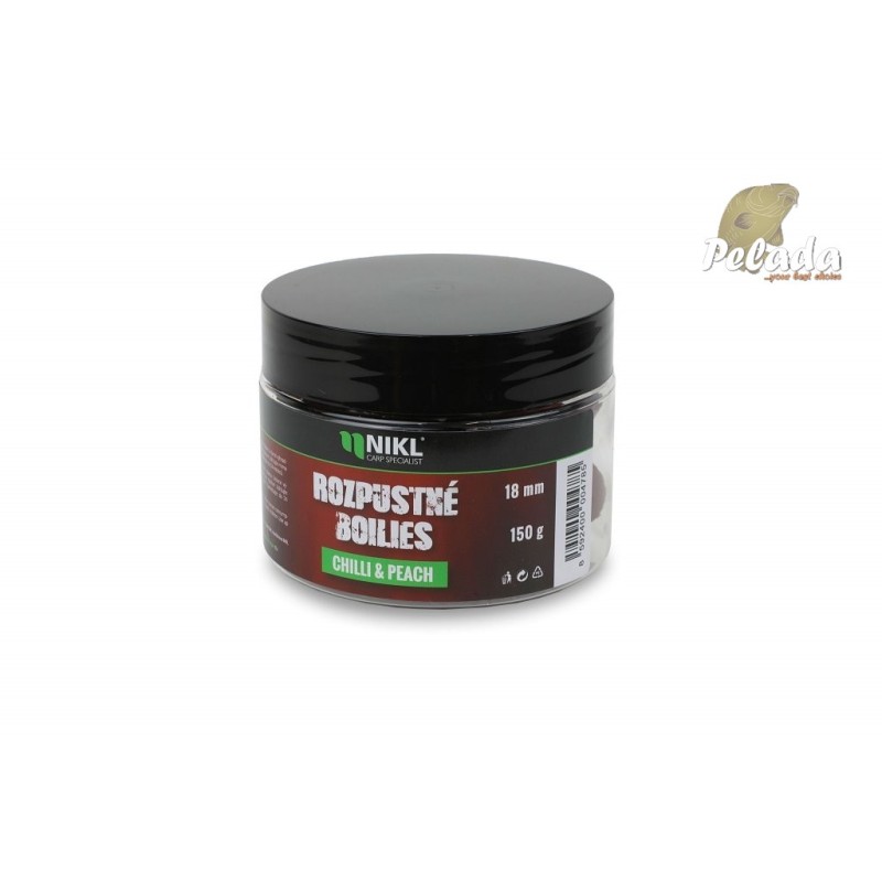 Nikl Rozpustné Boilies Chilli Peach 150g