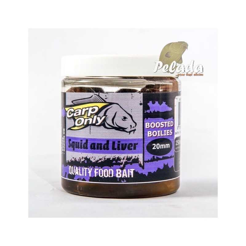 Carp Only Squid Liver Kalamár Pečeň Dipovaný Boilies 250ml
