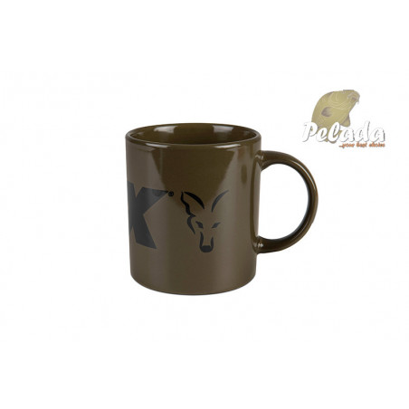 Fox Hrnček Green Black Logo Ceramic Mug 350ml