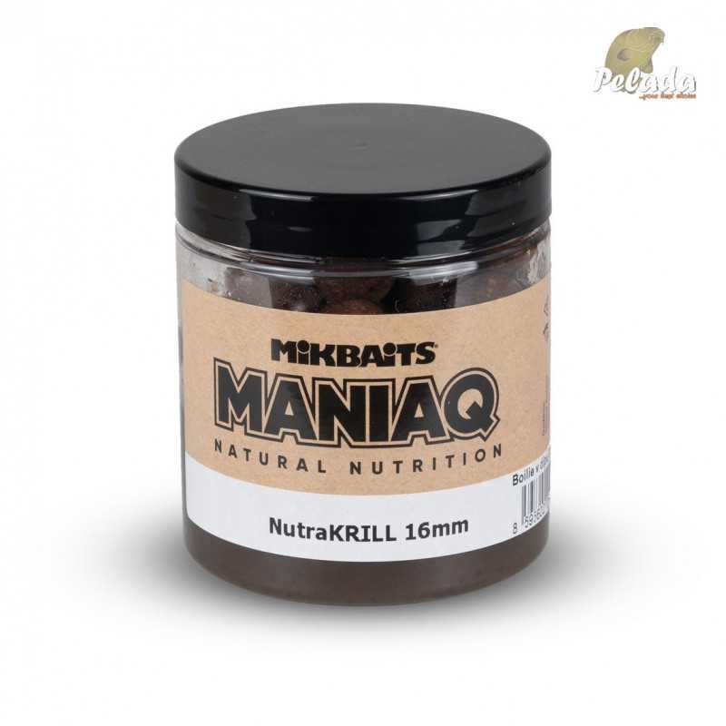 Mikbaits Maniaq NutraKRILL Boilies v dipe 250ml