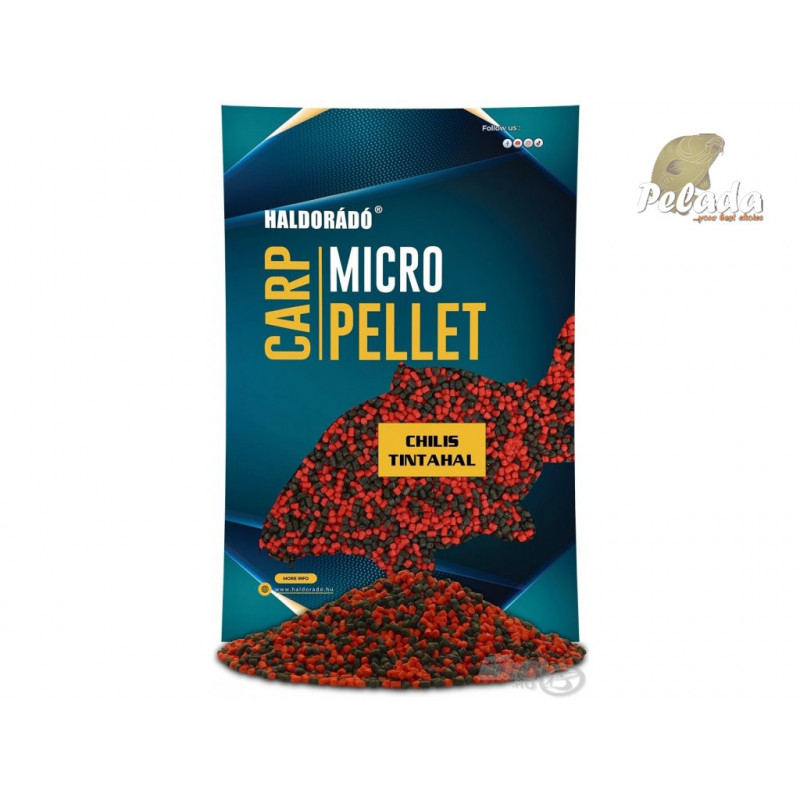 Haldorádó Carp Micro Pellet Chilli Squid 2,5mm 600g