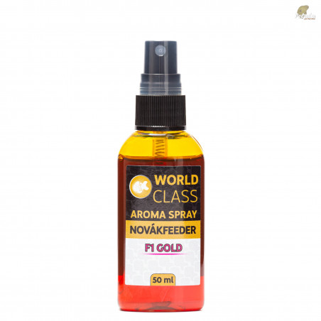 NOVÁKFEEDER World Class Method Aroma Spray F1-GOLD (Fluo) 50ml