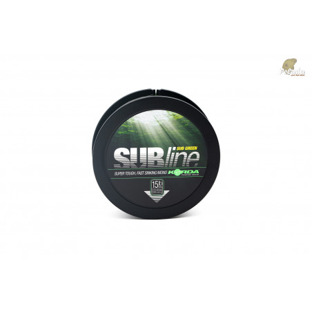 Korda Vlasec SUBline Ultra Tough 0.30mm 10lb 1000m Green