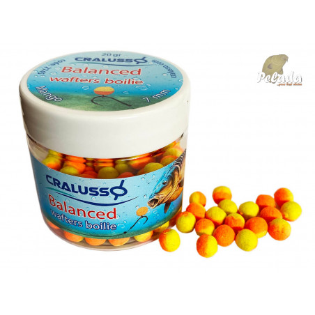 CRALUSSO Balanced Wafters Boilies Mango 7mm 20gr
