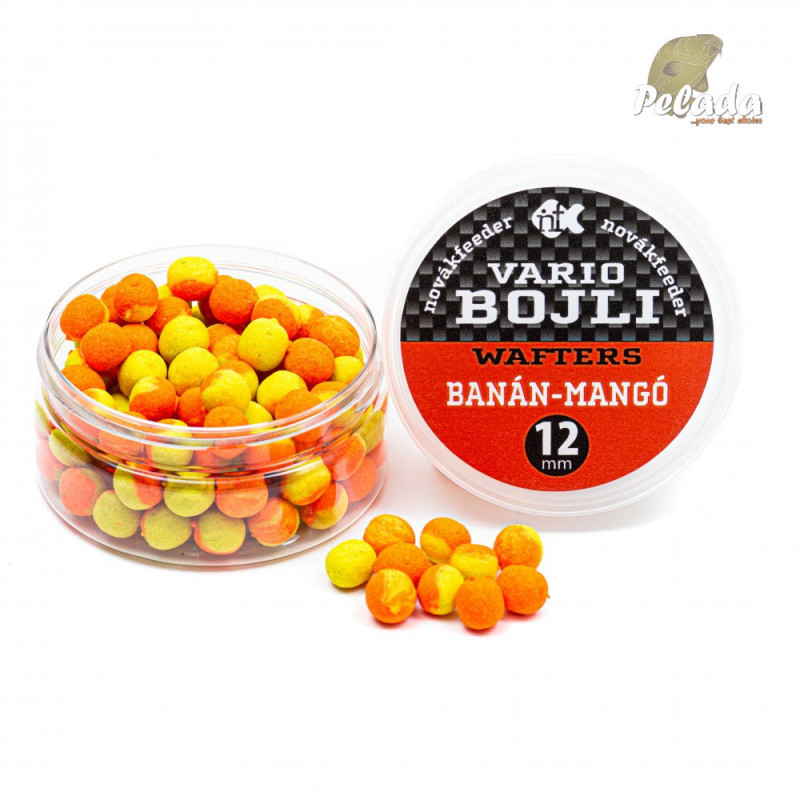 NOVÁKFEEDER Vario Boilies Wafters 12mm 30g - Mango & Banán