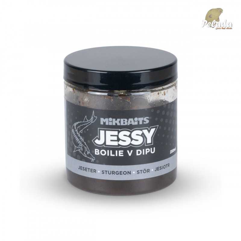 Mikbaits Jeseter Jessy Boilies v dipe 250ml - 20mm