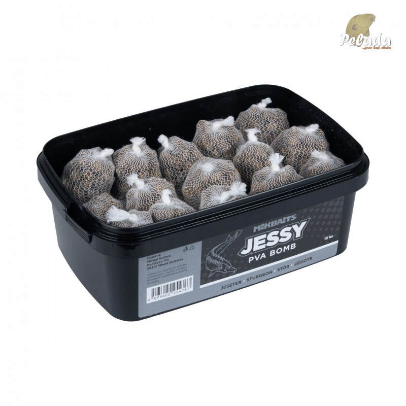 Mikbaits Jeseter Jessy Pelety PVA Bomb 15ks