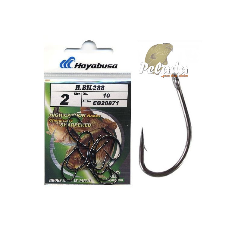 HAYABUSA Háčiky s očkom Hooks Model H.Bil 288 10ks