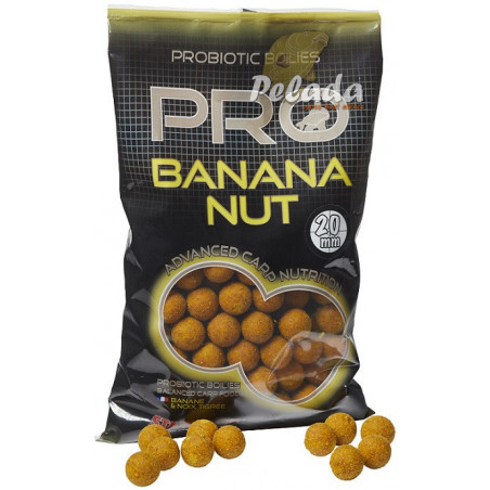 Starbaits Boilies Pro Banana Nut 800g - Banán & Tigrí Orech