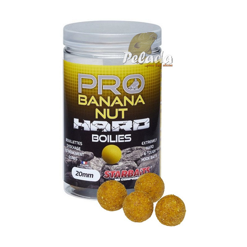 Starbaits Potápavé Hard Boilies Pro Banana Nut 200g