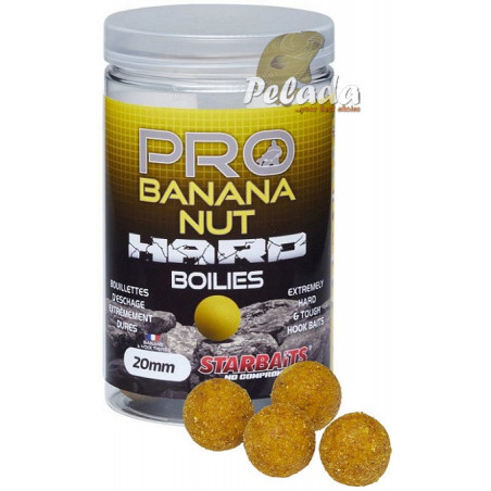 Starbaits Potápavé Hard Boilies Pro Banana Nut 200g