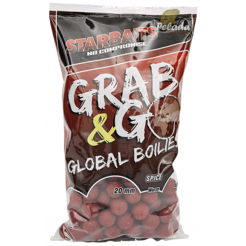 Starbaits Boilies Global Grab&Go Spice - Korenie 24mm 1kg