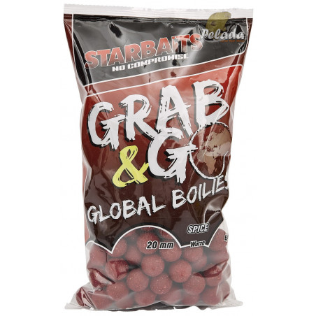 Starbaits Boilies Global Grab&Go Spice - Korenie 24mm 1kg