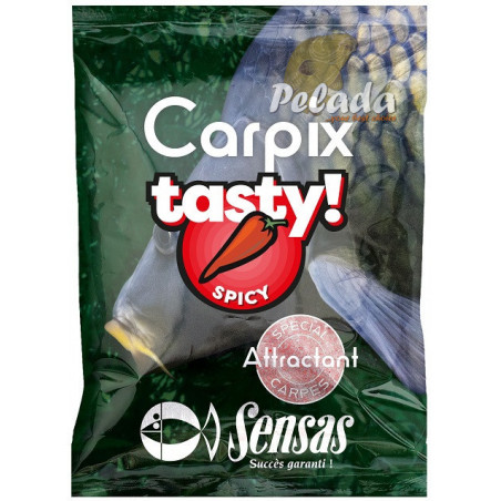 Sensas Posilňovač Carpix Carp Tasty Powder 300g - Spicy Korenie