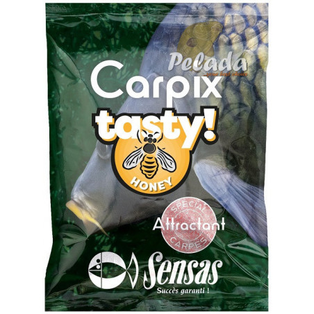 Sensas Posilňovač Carpix Carp Tasty Powder 300g - Honey Med