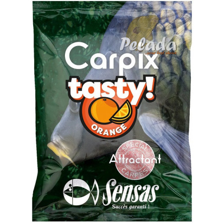 Sensas Posilňovač Carpix Carp Tasty Powder 300g - Orange Pomaranč