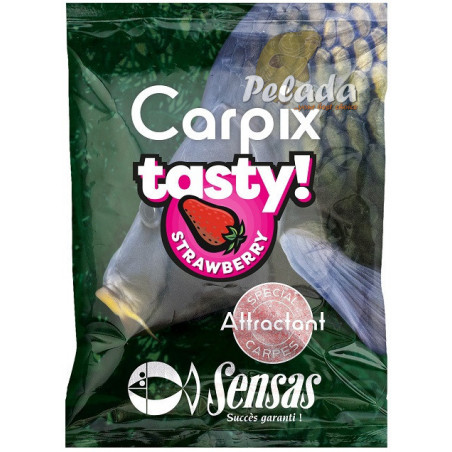 Sensas Posilňovač Carpix Carp Tasty Powder 300g - Strawberry Jahoda