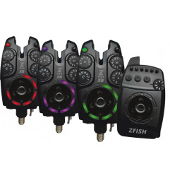 ZFISH Sada Signalizátorov Bite Alarm Set Zx8 3+1
