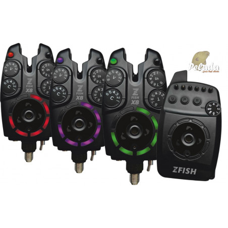ZFISH Sada Signalizátorov Bite Alarm Set Zx8 3+1