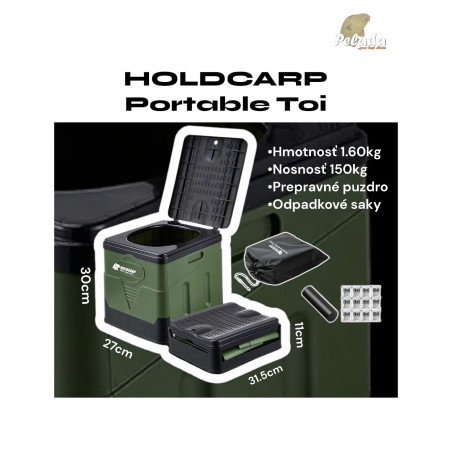 HOLDCARP Prenosná Skladacia Toaleta - Portable Toi