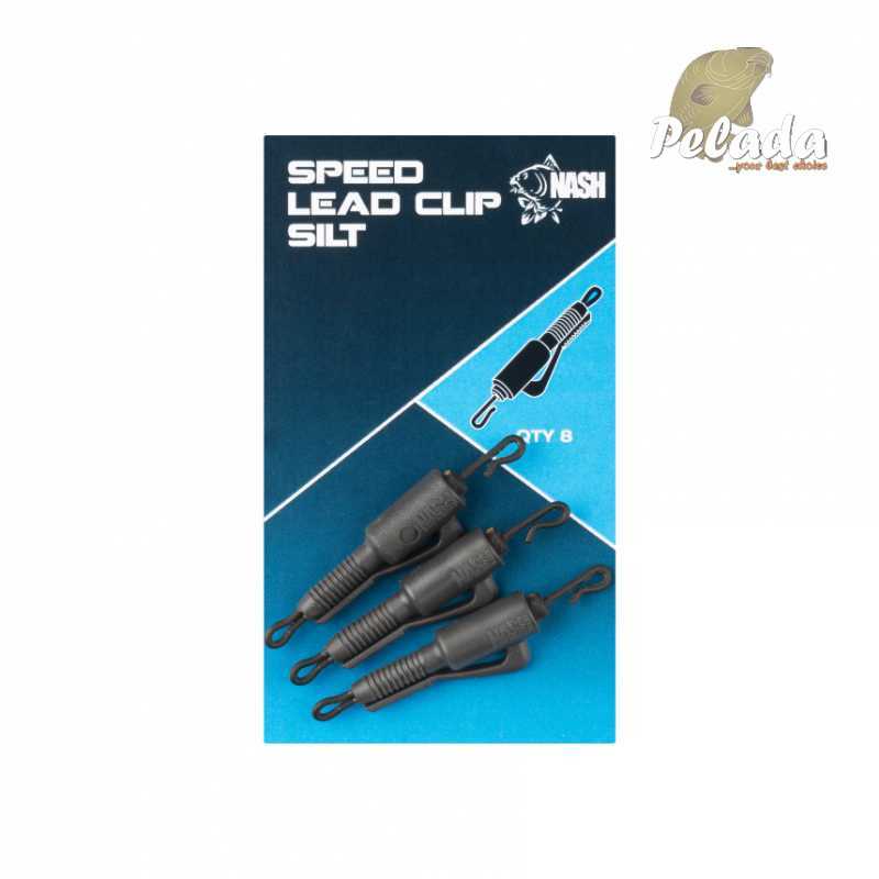 Nash Závesný Rýchloklip Speed Lead Clip 8ks
