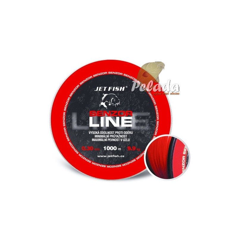 Jet Fish Vlasec Senzor Line 1000m 0,30mm 9,4kg