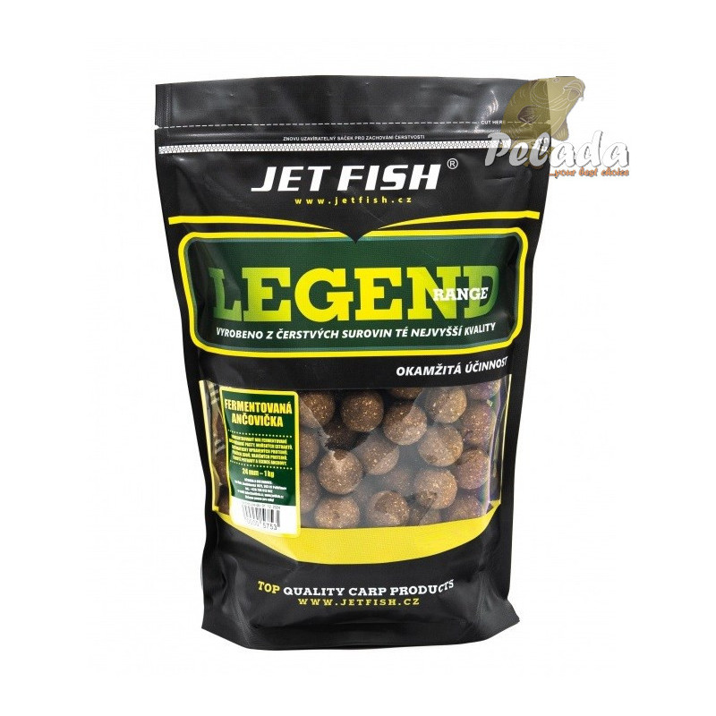 Jet Fish Boilies Legend Range Fermentovaná Ančovička 1kg