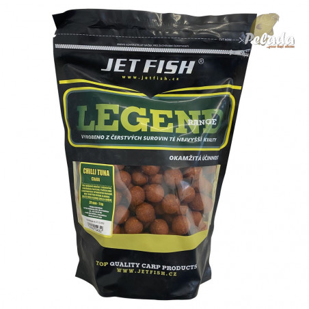Jet Fish Boilies Legend Range Chilli Tuna & Chilli 1kg