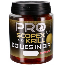 Starbaits Boilies v Dipe Scopex & Krill 150g