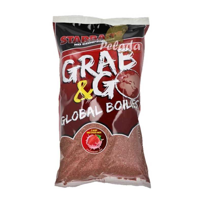 Starbaits G&G Method Mix Global Strawberry Jam Jahoda 1,8kg