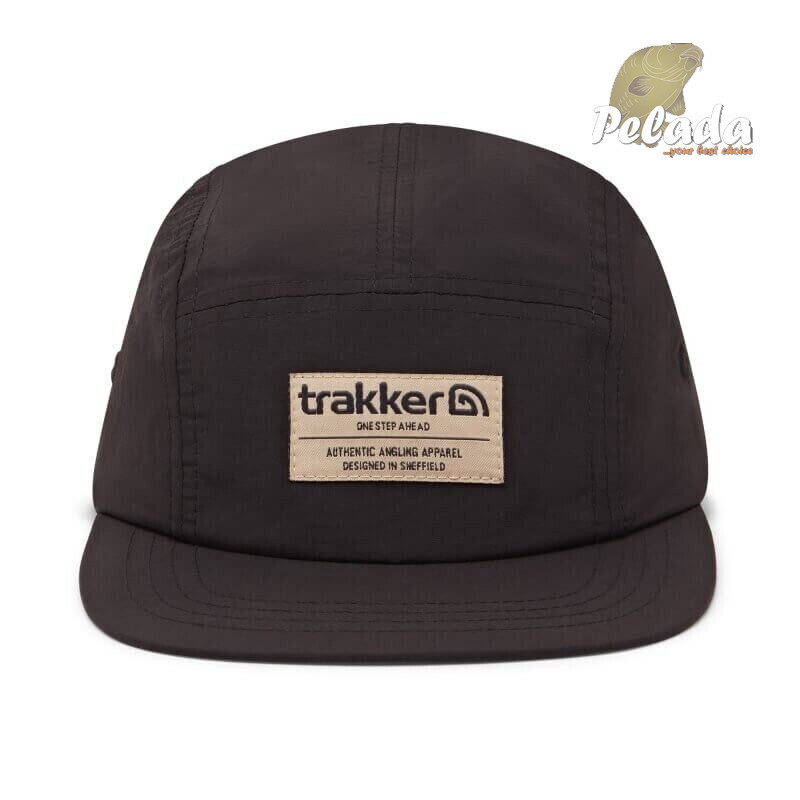 Trakker Šiltovka 5 Panel Black Cap