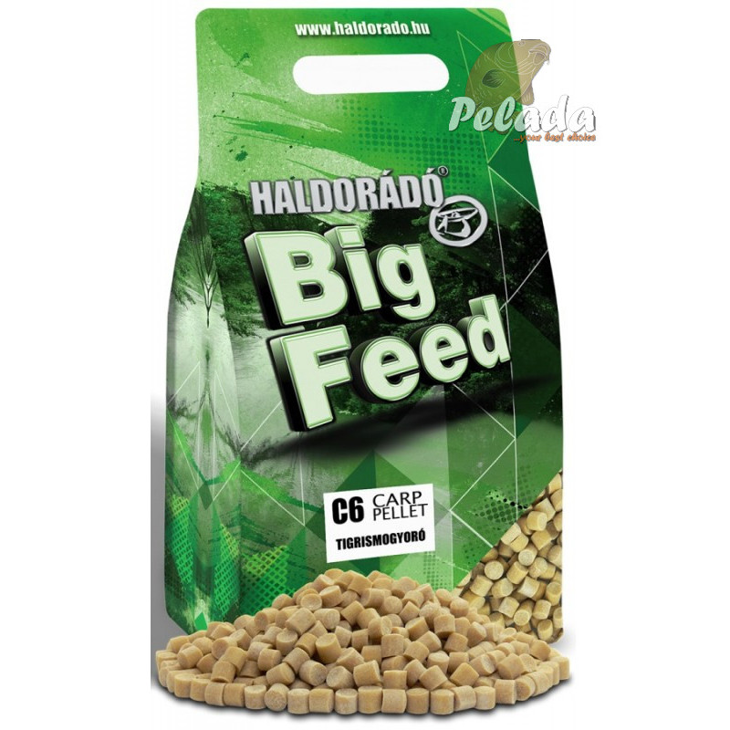 Haldorádó Big Feed - C6 Pellet 6mm 2000g Tigrí Orech