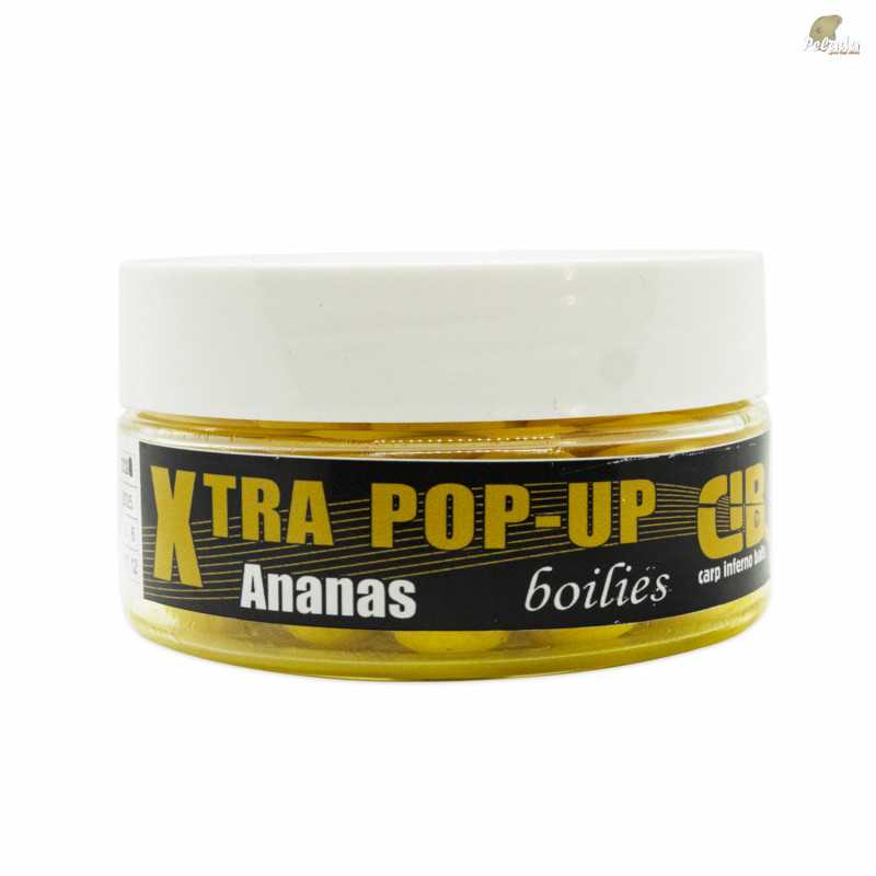 Carp Inferno Pop-Up Boilies XTRA 16mm 150ml - Ananás