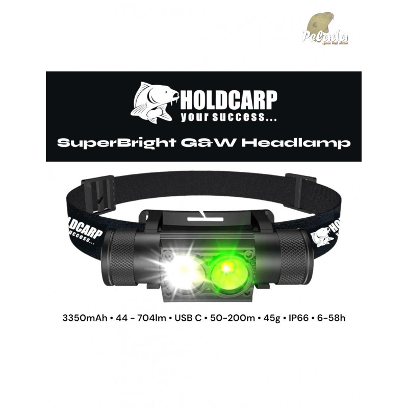 HOLDCARP Čelová lampa SuperBright G&W Headlamp