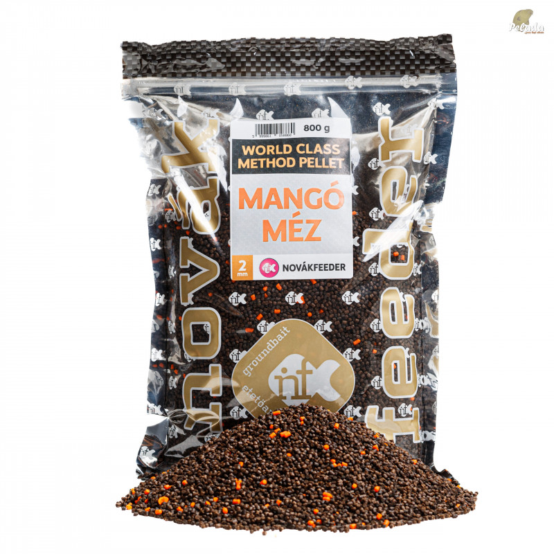 NOVÁK FEEDER World Class Method Pellet 2mm 800g - Mango Med