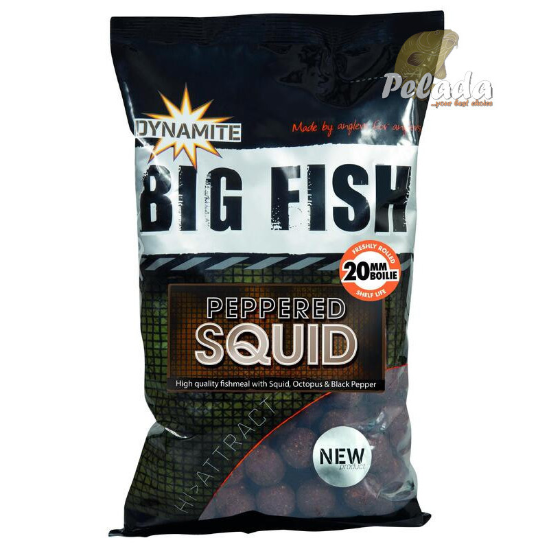 Dynamite Baits Boilies Big Fish Peppered Squid 1kg 20mm