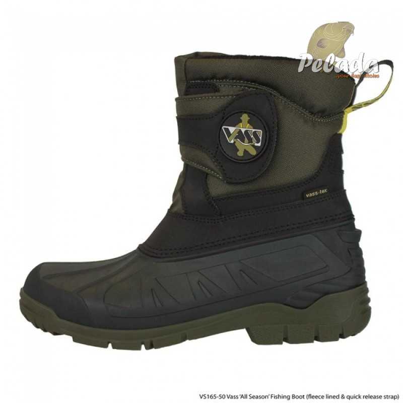 VASS Zateplené Vodeodolné Topánky All Season Fishing Boot Green/Black