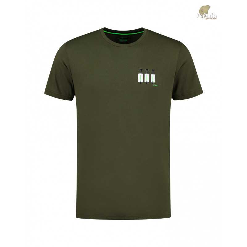 Korda Tričko LE Bobbin Tee Olive Zelené